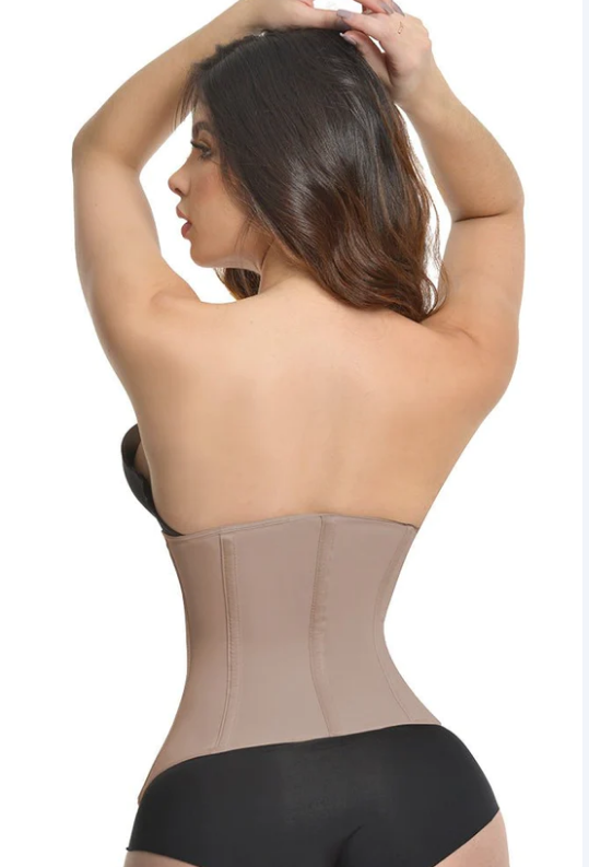 FAJA cinturilla ultra cintura de 13 varillas con broches y cierre, crea silueta RELOJ DE ARENA