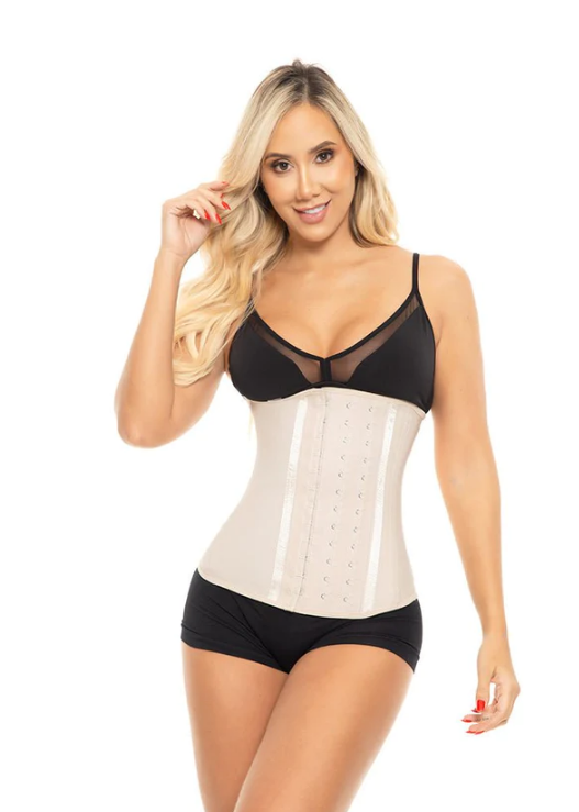 Faja cinturilla de latex forrado talle largo