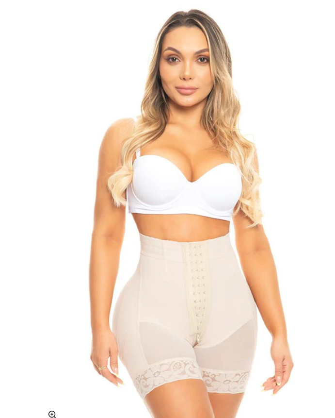 Short Push up Talle alto con 3 filas de broches realce Bootylicious