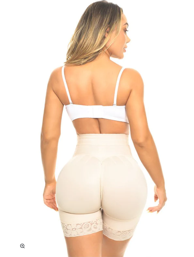 Short Push up Talle alto con 3 filas de broches realce Bootylicious
