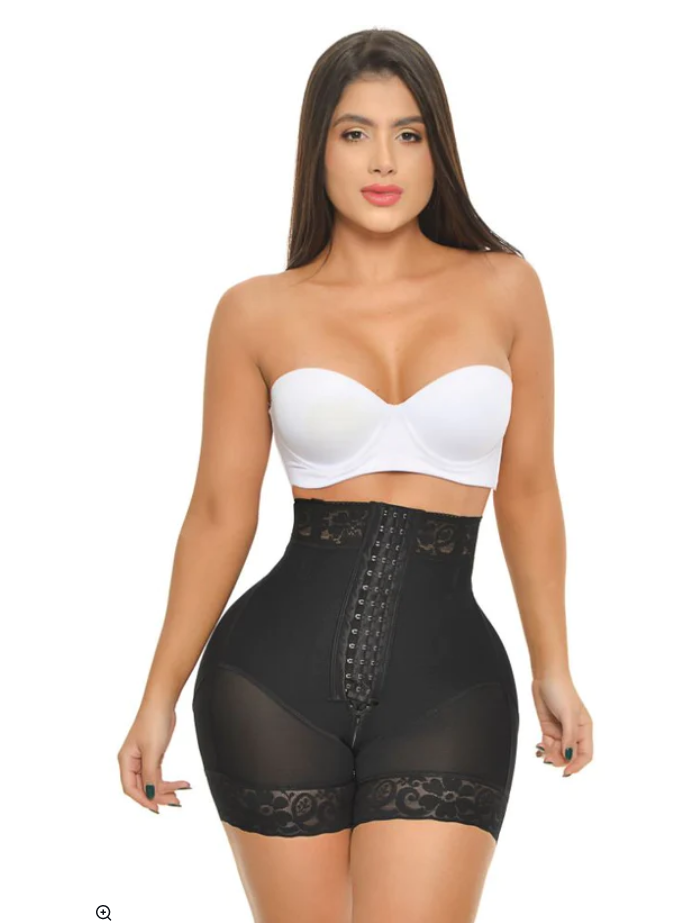 Short Push up Talle alto con 3 filas de broches realce Bootylicious