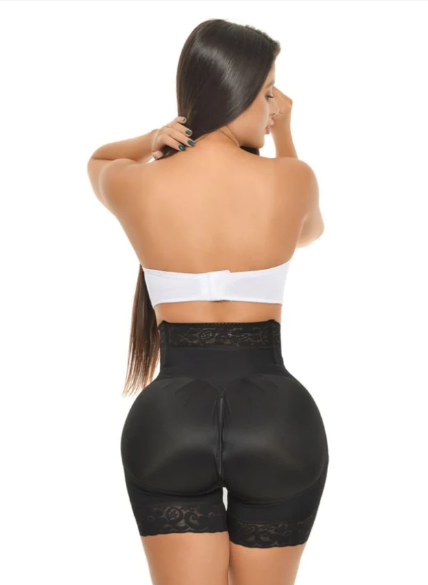 Short Push up Talle alto con 3 filas de broches realce Bootylicious
