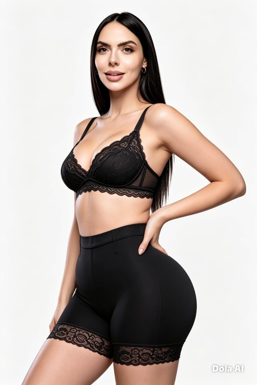 Short levanta pompi con doble realce “Zafiro”