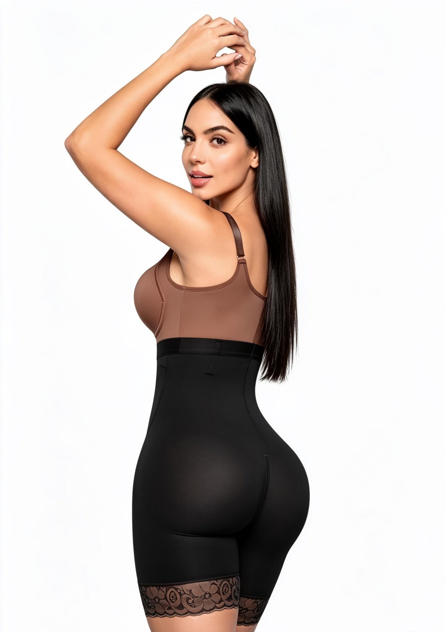 Short de tiro alto que cubre toda la panza “Amatista”