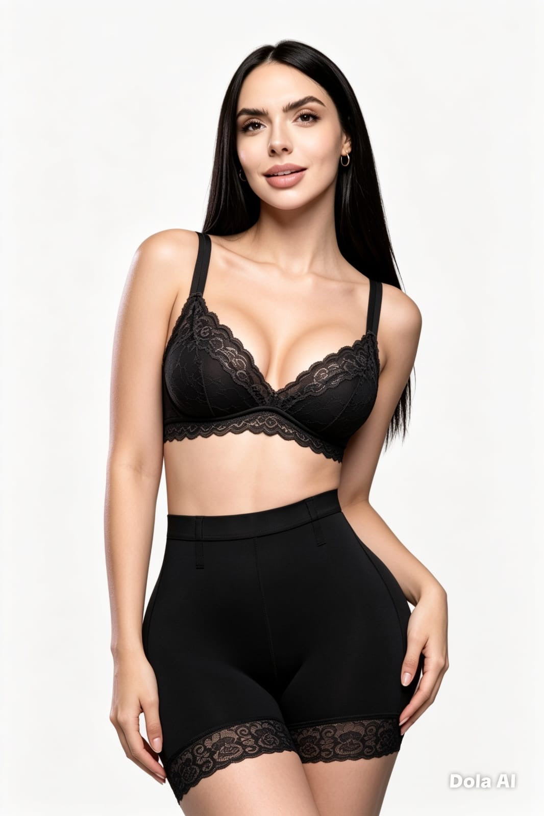 Short levanta pompi con doble realce “Zafiro”