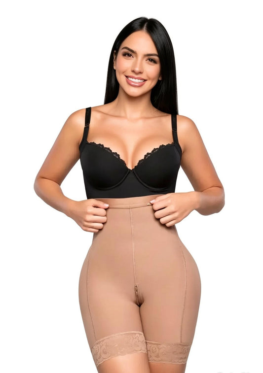 Short de tiro alto que cubre toda la panza “Amatista”