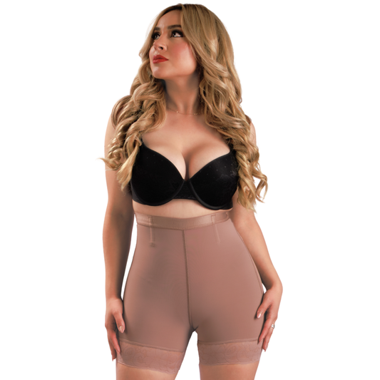 Short levanta pompi con triple realce “Topacio”