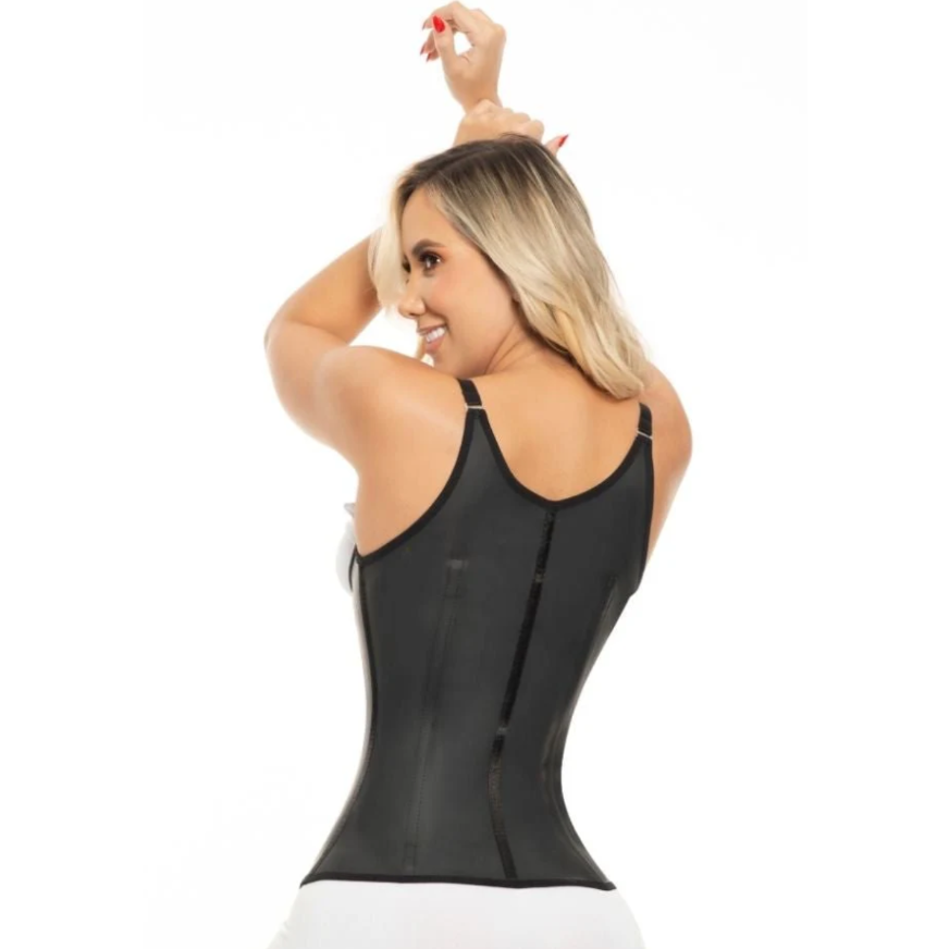 Semi-chaleco de látex talle largo F2028D