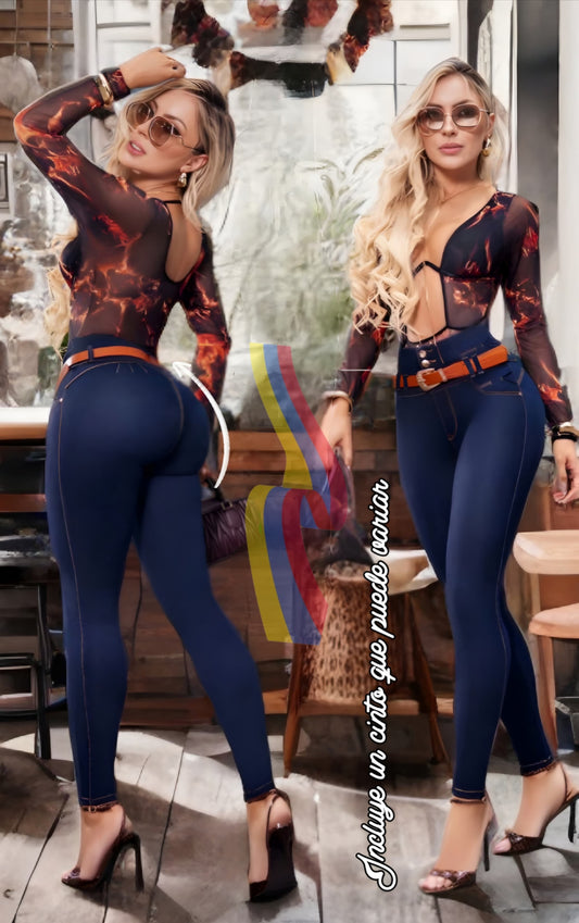 “Lala” - jean mezclilla colombiano levanta pompi 🍑